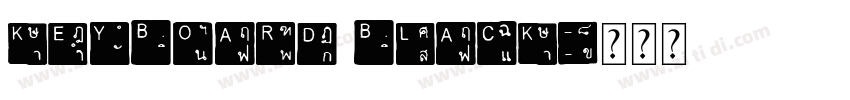 Keyboard Black字体转换